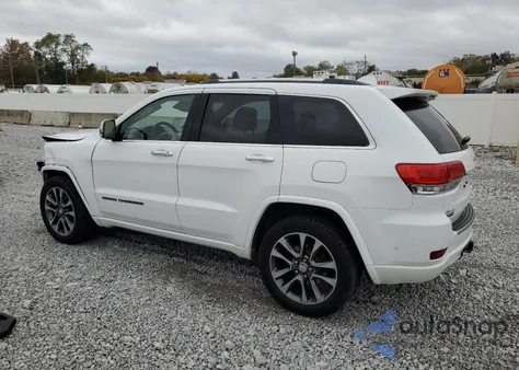 2018 Jeep Grand Cherokee Overland z USA, uszkodzony, nr VIN 1C4RJFCG1JC263520
